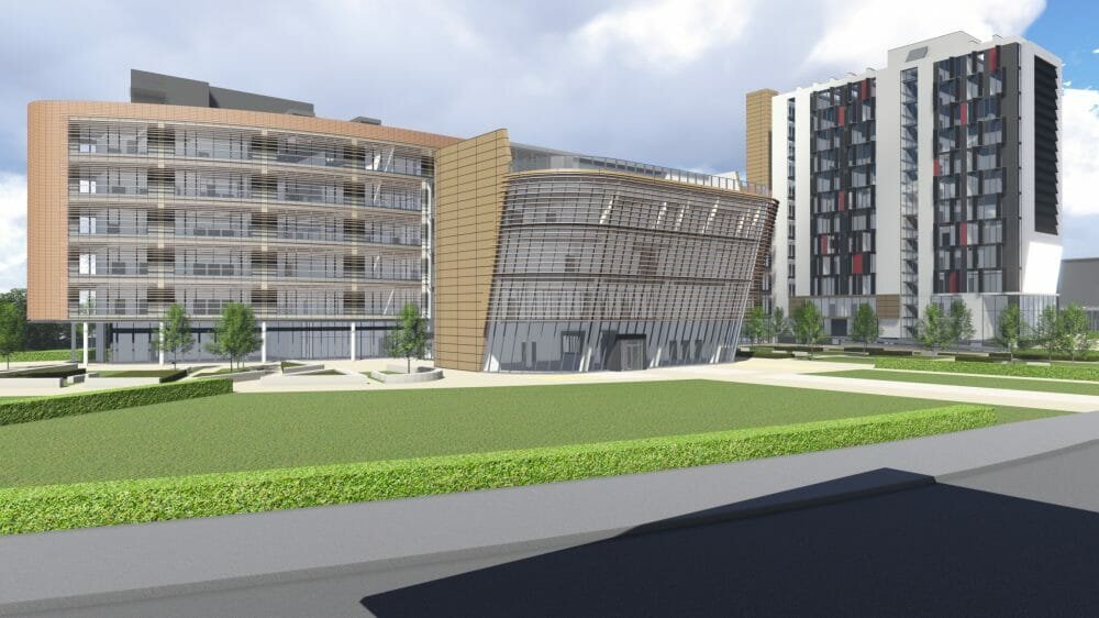 Kawneer systems set to star on university centrepiece