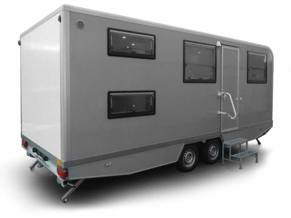 AJC Trailers are ready to accommodate site workers