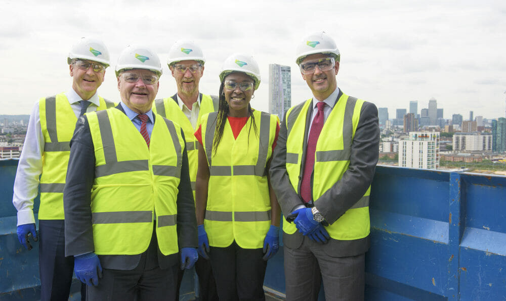Lendlease looks to the sky in Stratford – first Glasshouse Gardens Tower tops out