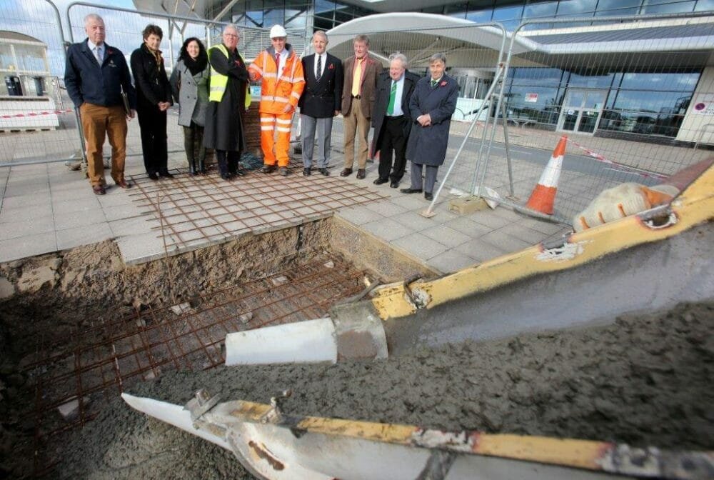 RONEZ DONATES CONCRETE TO BUILD AIRCREW MEMORIAL