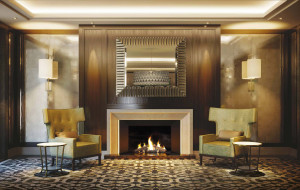In total, 89 fires were installed at Ebury Square, 67 of which utilised the PowerVent® system and including one in the reception area on the ground floor 