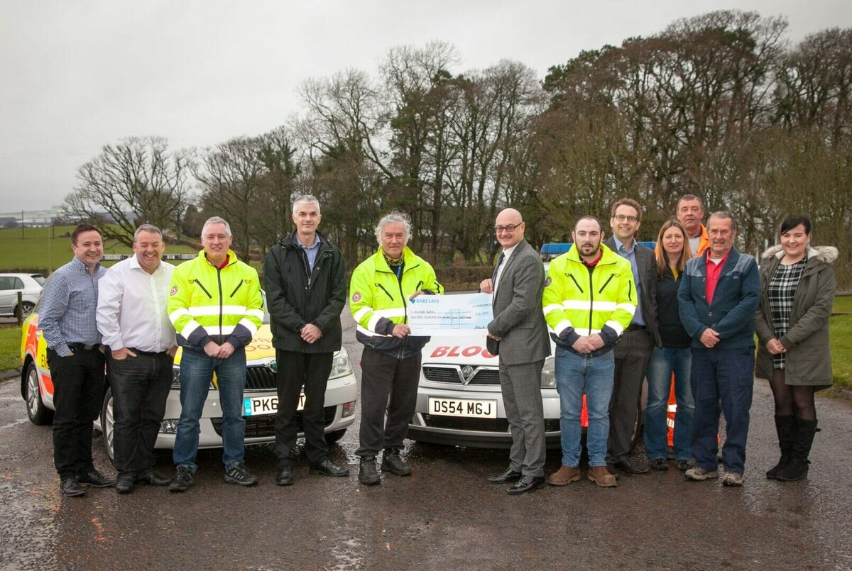 SKYS THE LIMIT FOR BLOOD BIKES  ROOF TILE MANUFACTURER HITS THE HEIGHTS