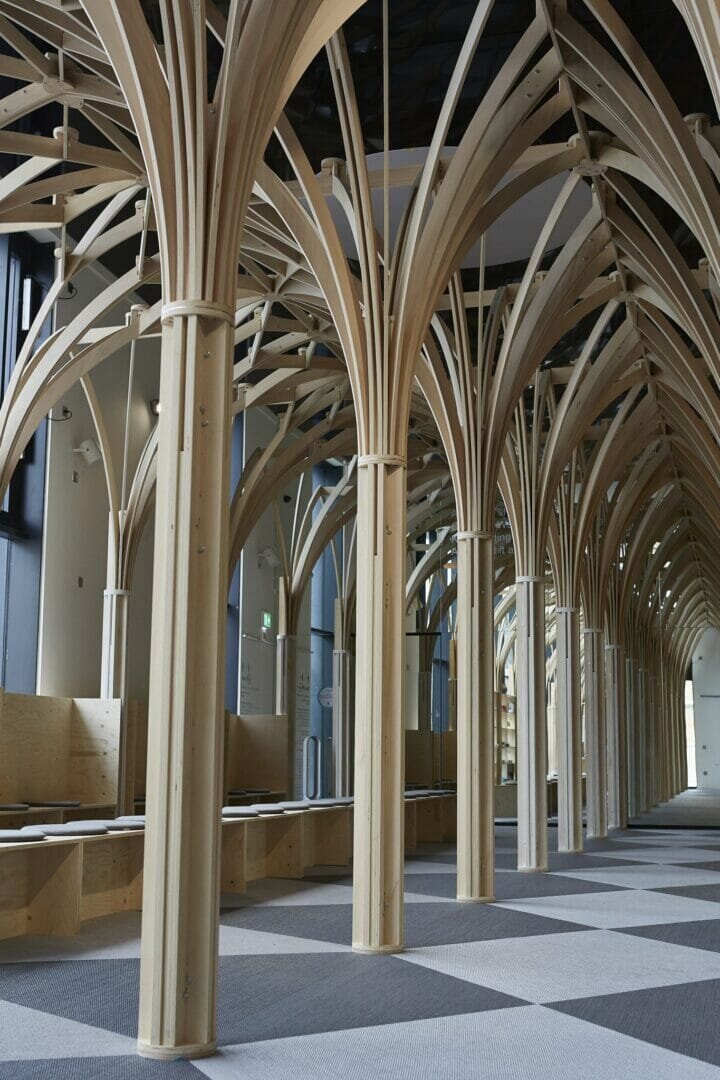 POPLAR PLYWOOD INSPIRES GOTHIC PAVILLION @lathamsltd