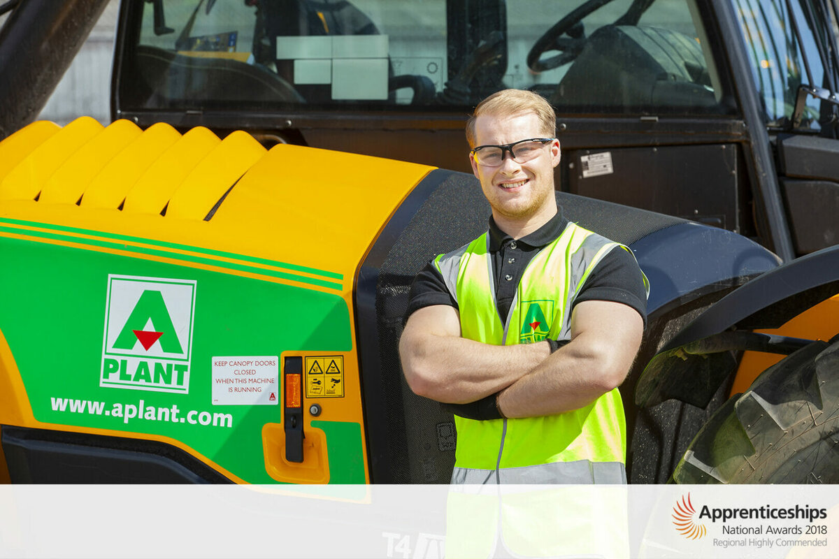 A-PLANT HIGHLY COMMENDED AT NATIONAL APPRENTICESHIP AWARDS 2018 @aplant_hire