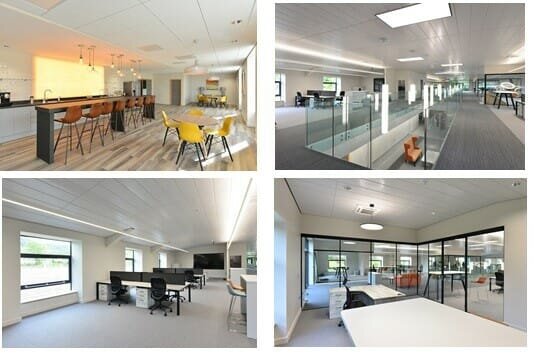 Armstrong’s new, ultra-green tile is right at home in the new home of a renewables firm @ArmstrongCeilin