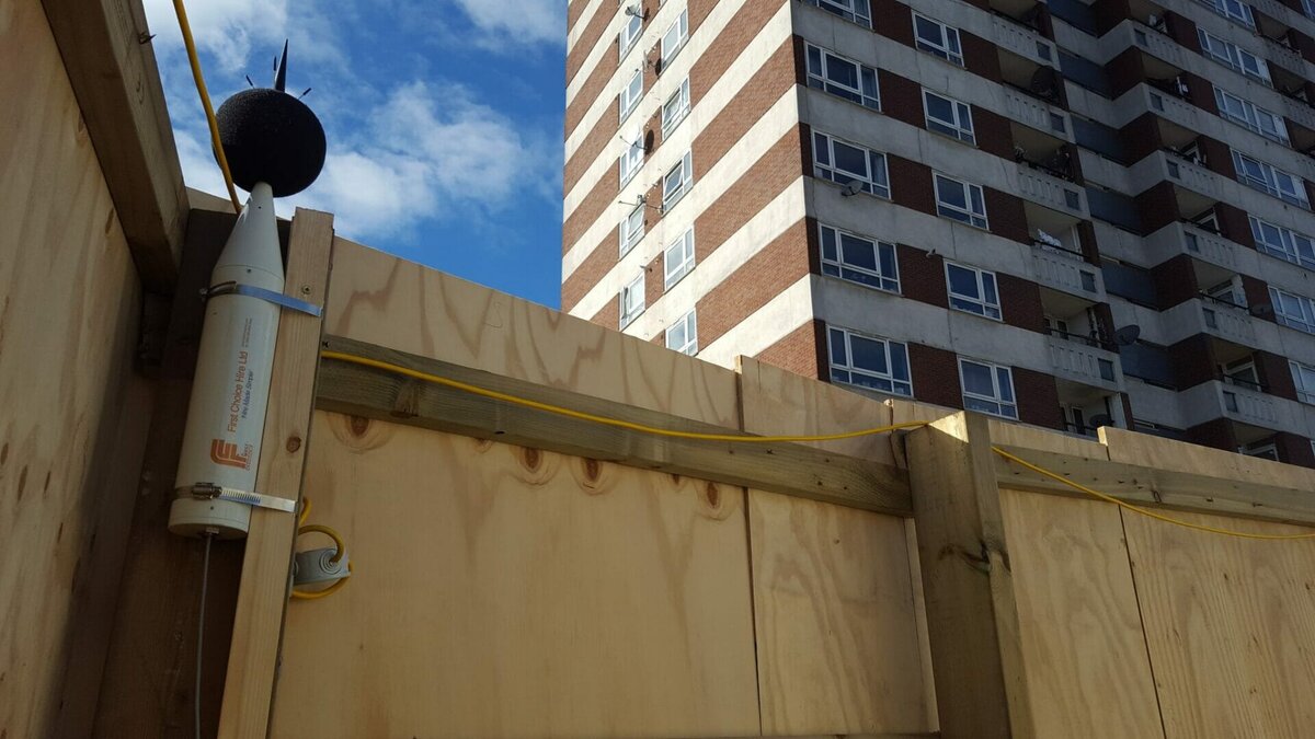 SVANTEK SUPPLIES SV 307 NOISE MONITORING STATIONS FOR MAJOR LONDON DEMOLITION PROJECT