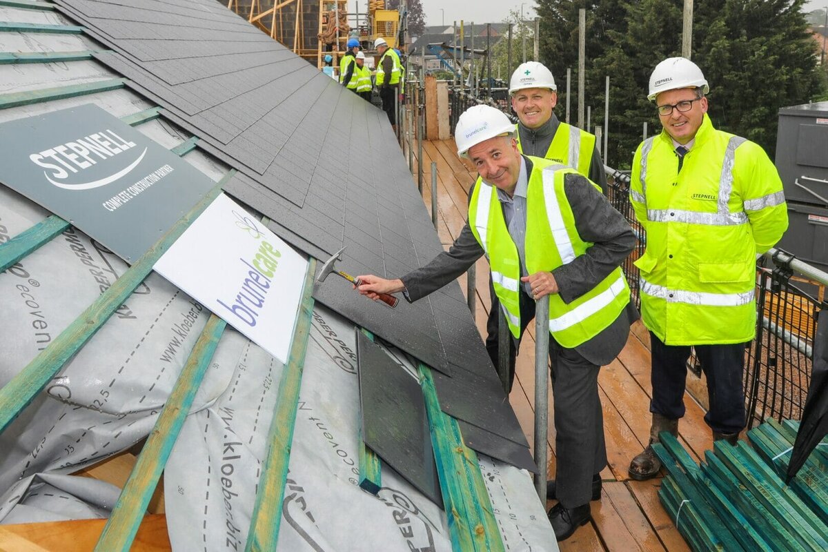 CELEBRATIONS AS MULTI-MILLION CARE HOME NEARS COMPLETION IN BRISTOL @StepnellLtd