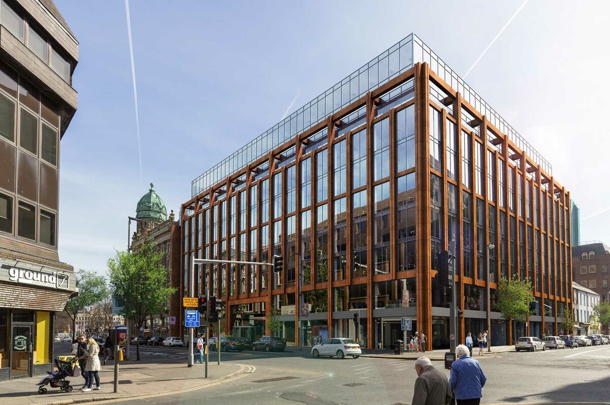 Aluprof Unitised Systems Transforms Existing Belfast Building @Aluprof_UK