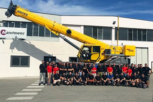 Manitowoc’s Niella Tanaro plant adds new Grove GRT655/655L rough-terrain cranes to production line-up   @Manitowoc