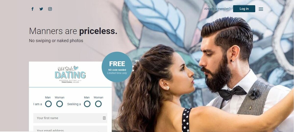 See the new website from @oldstyledating_