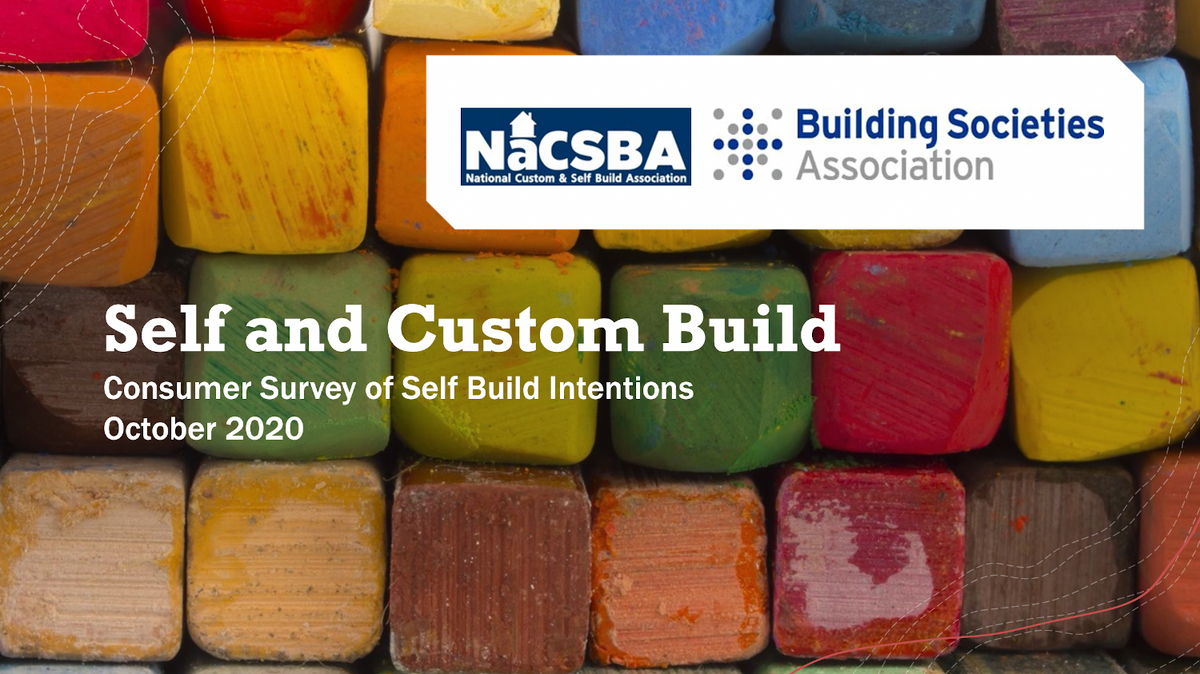 One in three people are interested in self build, but being able to finance it remains the biggest barrier.   @RightToBuild  @nacsba