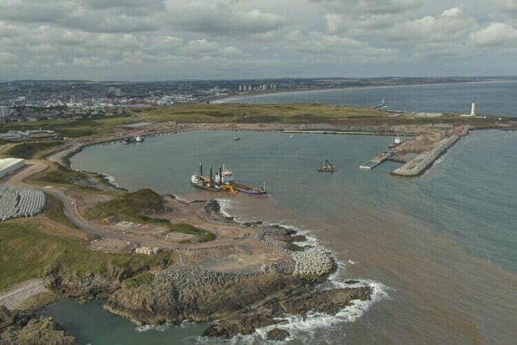 The £350m project to expand Aberdeen Harbour is in the “final sprint” towards opening in 2021, despite Dragados leaving the project earlier this year.