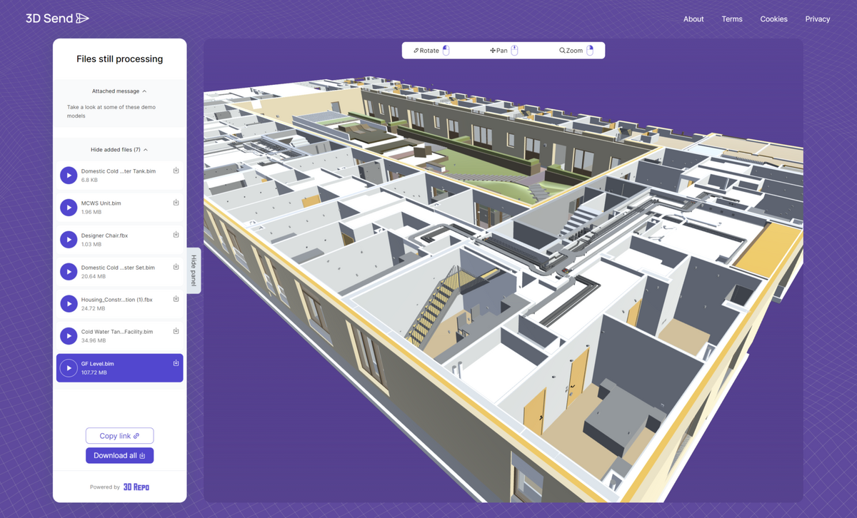 New free platform to send 3D models @3DRepo