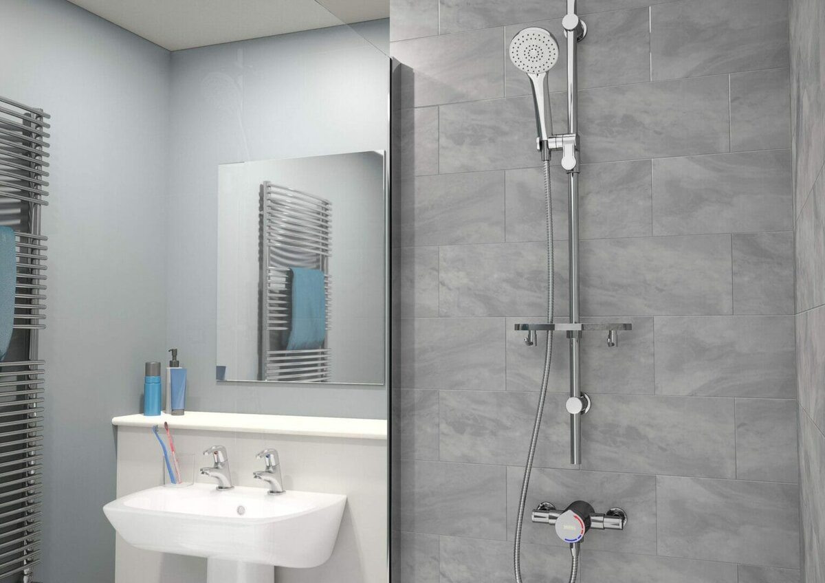 Bristan OPAC TMV3 Commercial Showers. @ipg_the
