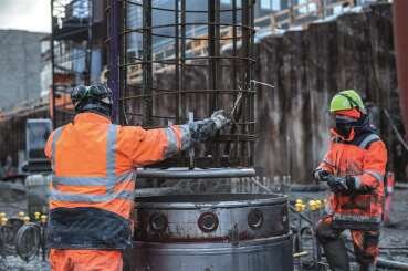 Bauer implements innovative lift cell method for “Postbyen” construction project in Copenhagen