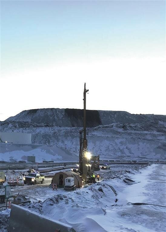 Red Dog Mine Alaska: Ground improvement in permafrost