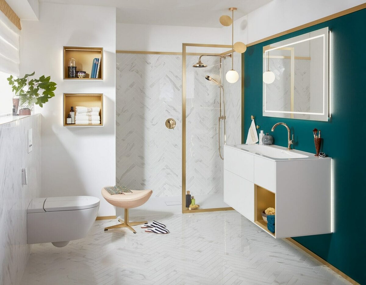 Villeroy & Boch’s award winning Finion  Clever integration of technology to the bathroom @UK_Bathrooms