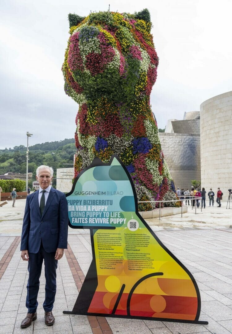 The Guggenheim Museum Bilbao is launching the crowdfunding initiative #BringPuppyToLife to raise funds to restore Puppy @MuseoGuggenheim