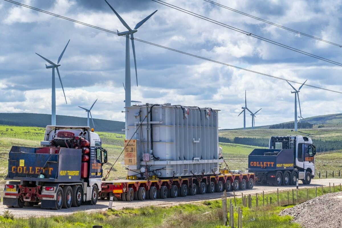 Collett & Sons Ltd Deliver Two 160Te Shunt Reactors for Neart na Gaoithe offshore wind farm project @CollettLtd