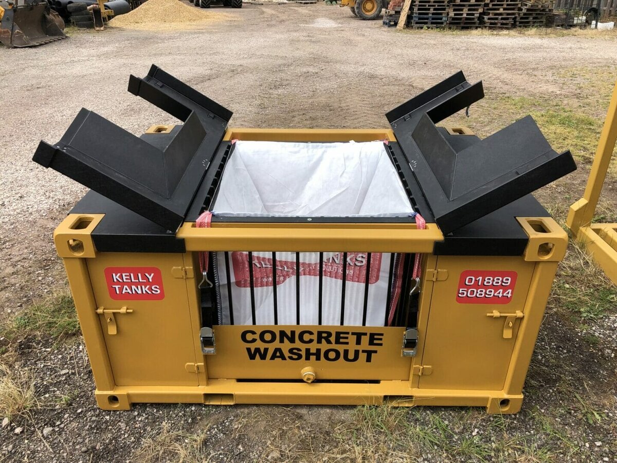 Kelly Tanks provide innovative, cost-effective Concrete Washout Water Treatment Systems for hire or purchase @KellyTanksLtd