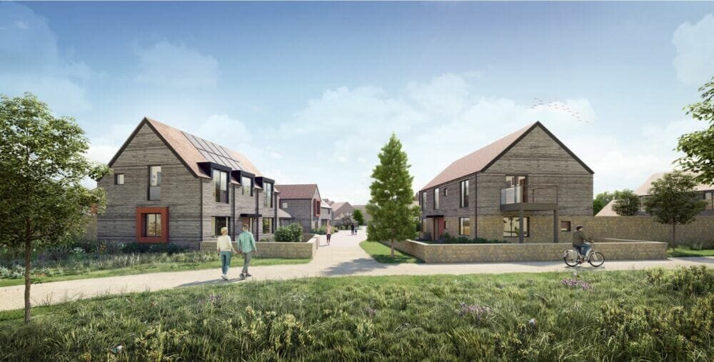 Developer Installing Extra Large Windows at Church Farm 