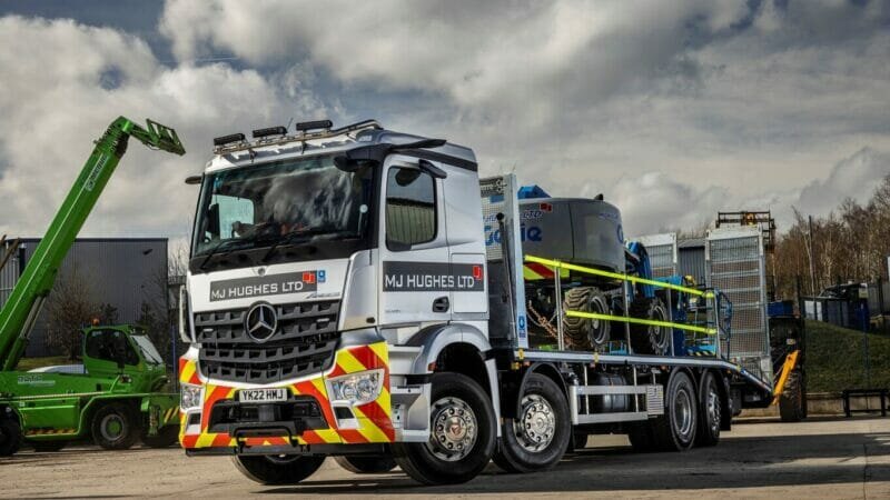 MJ Hughes bridges the visibility gap with MirrorCam-equipped Mercedes-Benz Arocs from Northside Truck & Van   