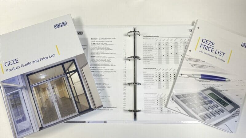 Get up to date With GEZE’s latest Product Guide