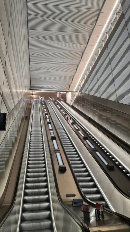 Alight here for Elizabeth Line on 24th May