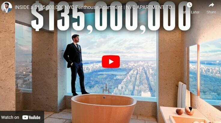 INSIDE a $135,000,000 NYC Penthouse Apartment | NYC APARTMENT TOUR