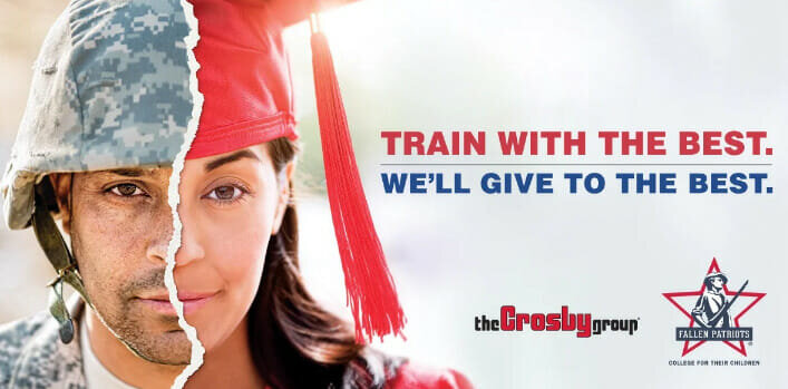 The Crosby Group raises $50,000 to support educational opportunities for US military children