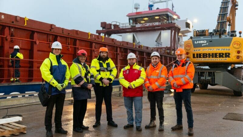 LAND & WATER ACCOMMODATES COASTER VESSELS AT COLDHARBOUR JETTY AS PART OF A HISTORIC FIRST FOR THE FIRM