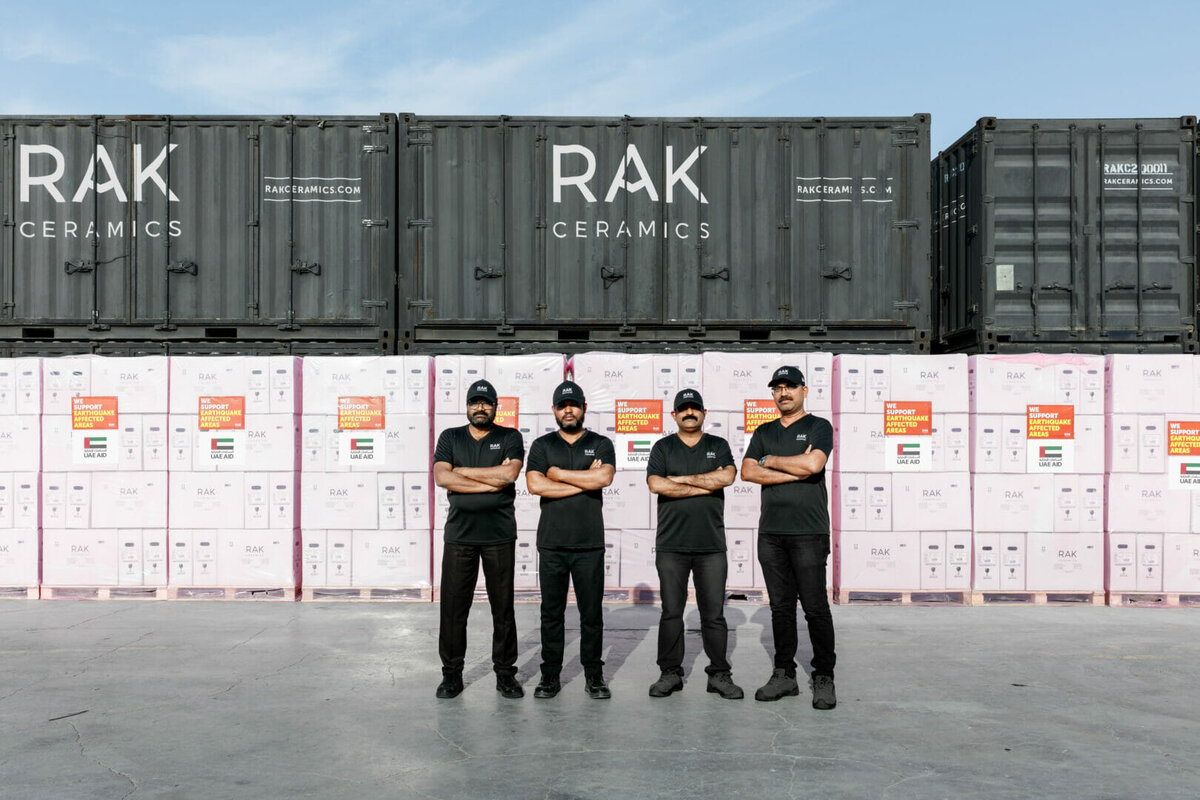 RAK Ceramics contribute to Turkey & Syria earthquake relief