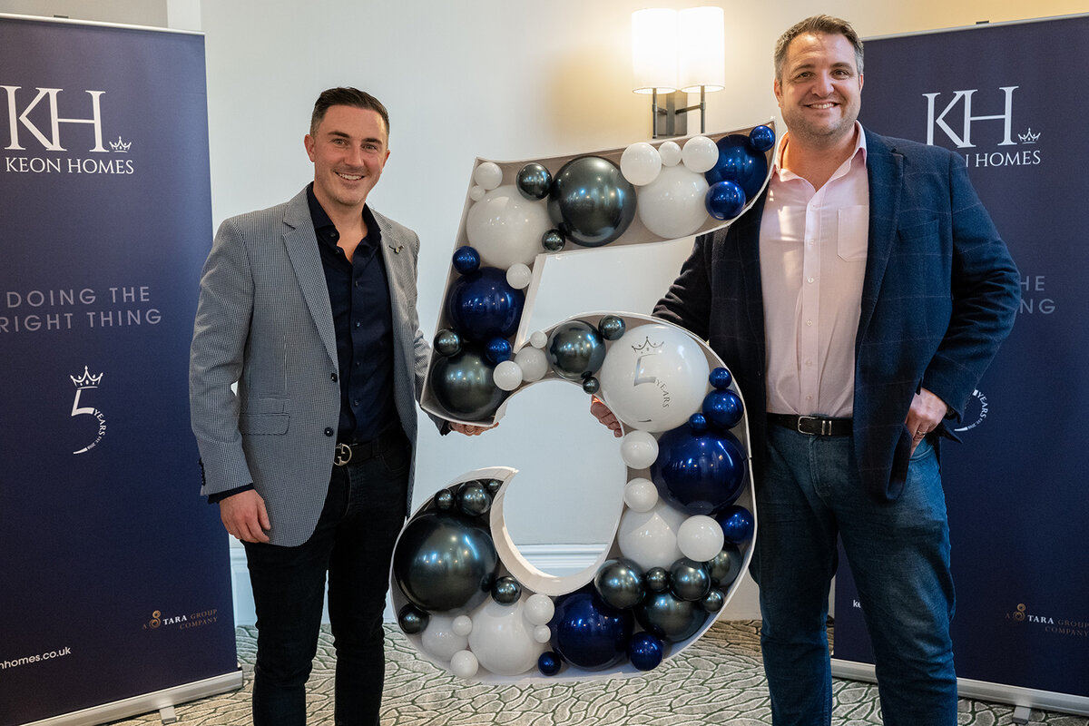 Keon Homes celebrates 5th birthday with record £40m present