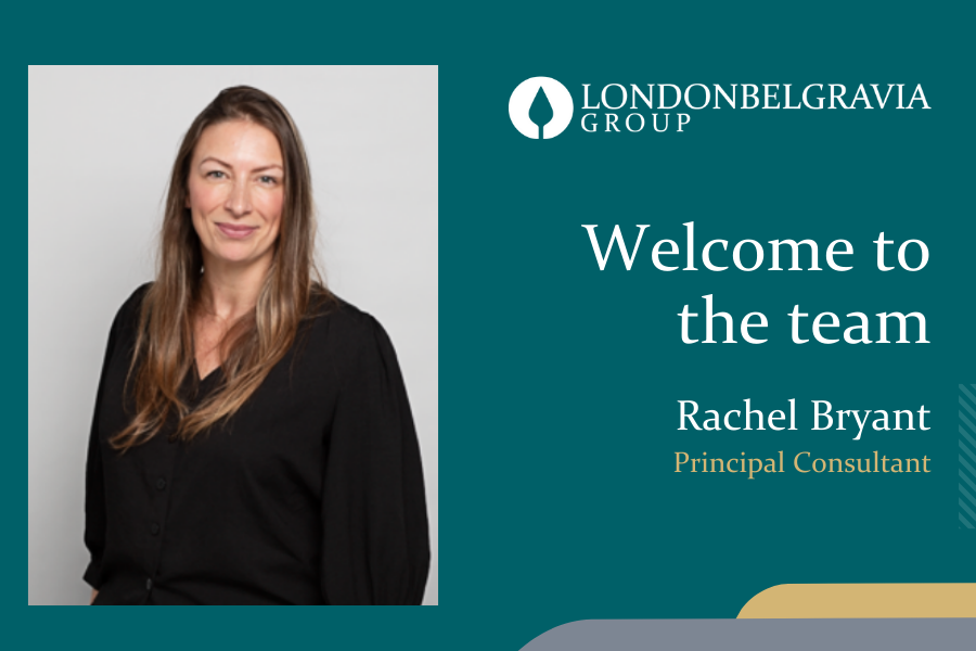 LONDON BELGRAVIA GROUP APPOINTS RACHEL BRYANT AS PRINCIPAL CONSULTANT