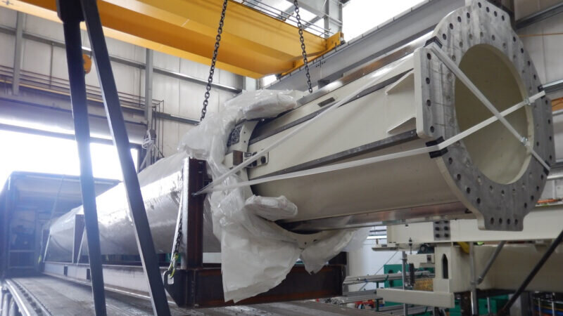 CP&A Designs Four-Rail Stacker Crane for Aerospace Facility