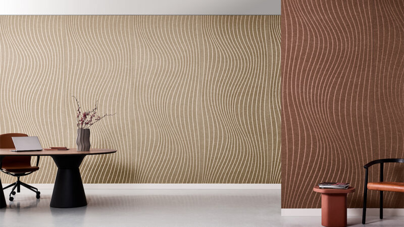 Woven Image echoes the natural language of water with their newest collection Sensory Fluidity