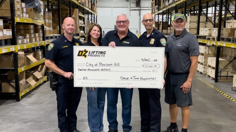 OZ Lifting Delivers Second Funded Police Dog