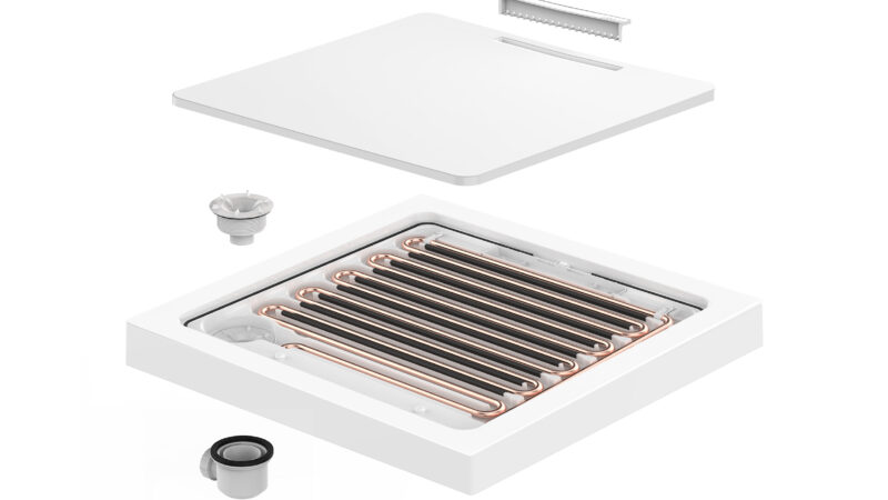 Recoup HeatDeck™ – WWHRS Technology in a Shower Tray