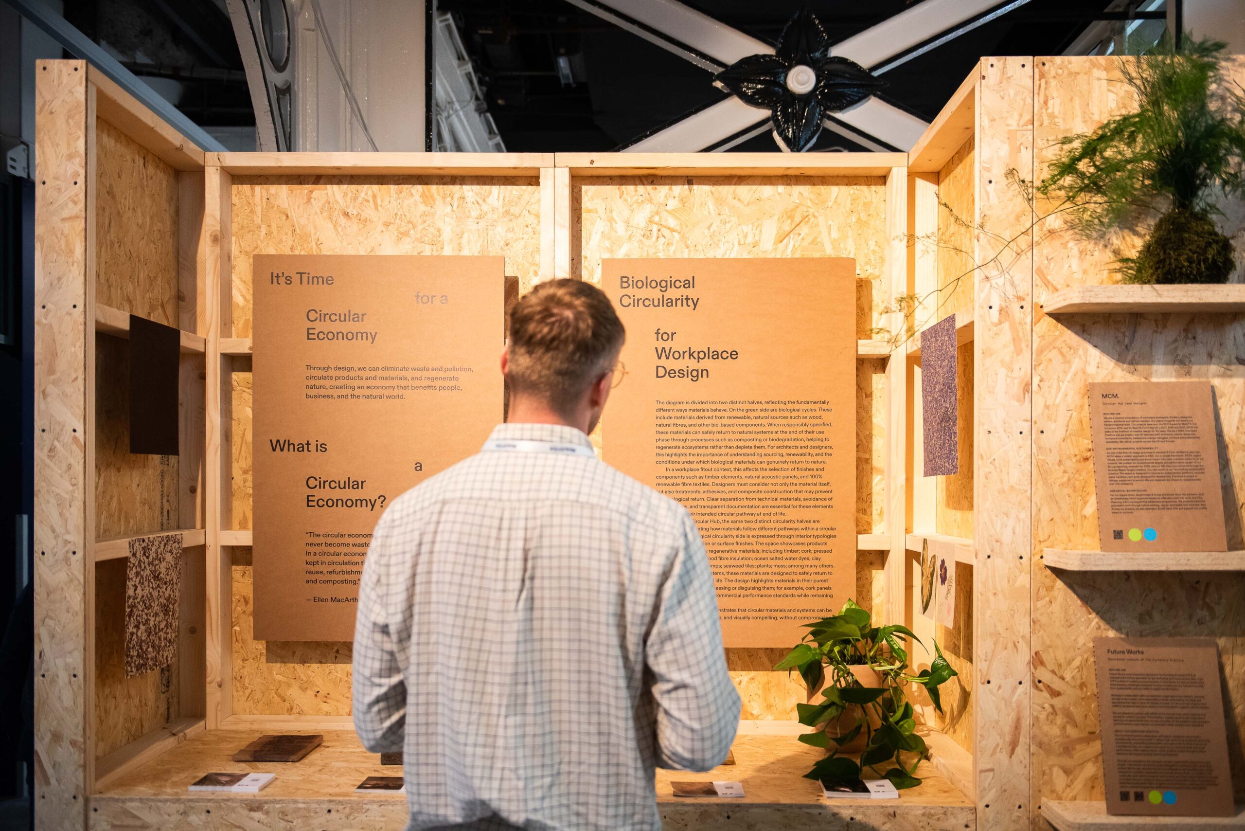 The Circular Hub An ephemeral exhibition testing Circularity for Workplace