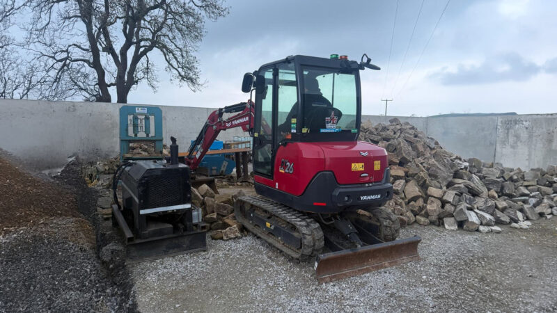 From flood barriers to princess castles: Yanmar SV26 does it all