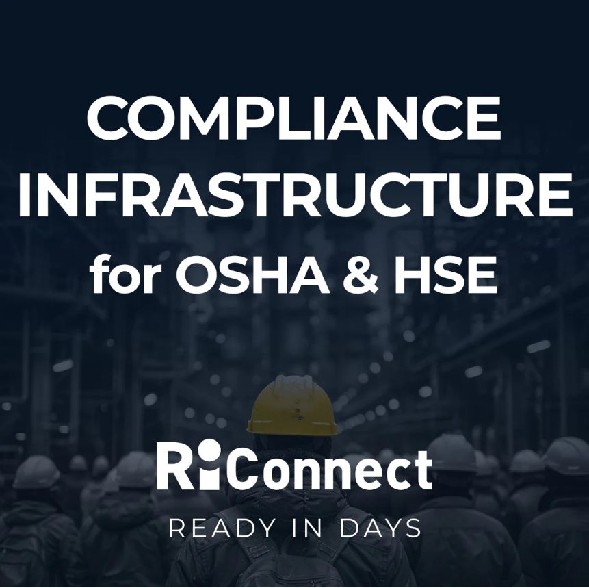 RiConnect Positions COMPLIANCE INFRASTRUCTURE Alongside Regulatory Bodies