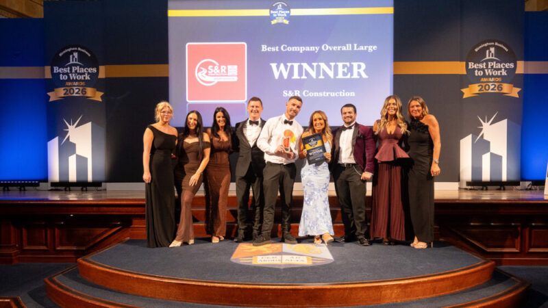 ‘People first’ approach sees S&R Construction take Large Employer title at ‘Best Places to Work Awards’