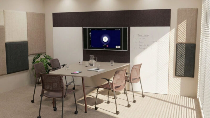 KI introduces Arkus Workwall, a versatile modular system for workplace and education environments