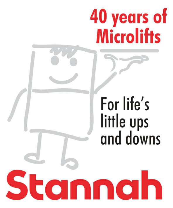 Stannah Microlifts are celebrating!  40 years, millions of journeys, 20,000 Microlifts