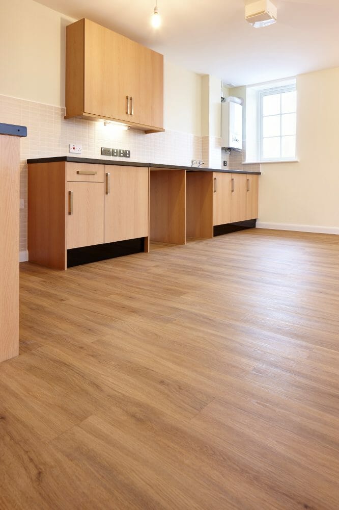 Polyflor flooring features in affordable new homes  at Pontypridd housing development
