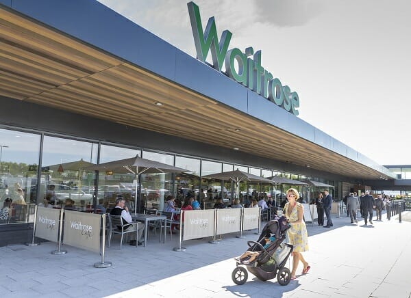 Town Centre Securities (TCS) has completed the new-build Waitrose store in Milngavie