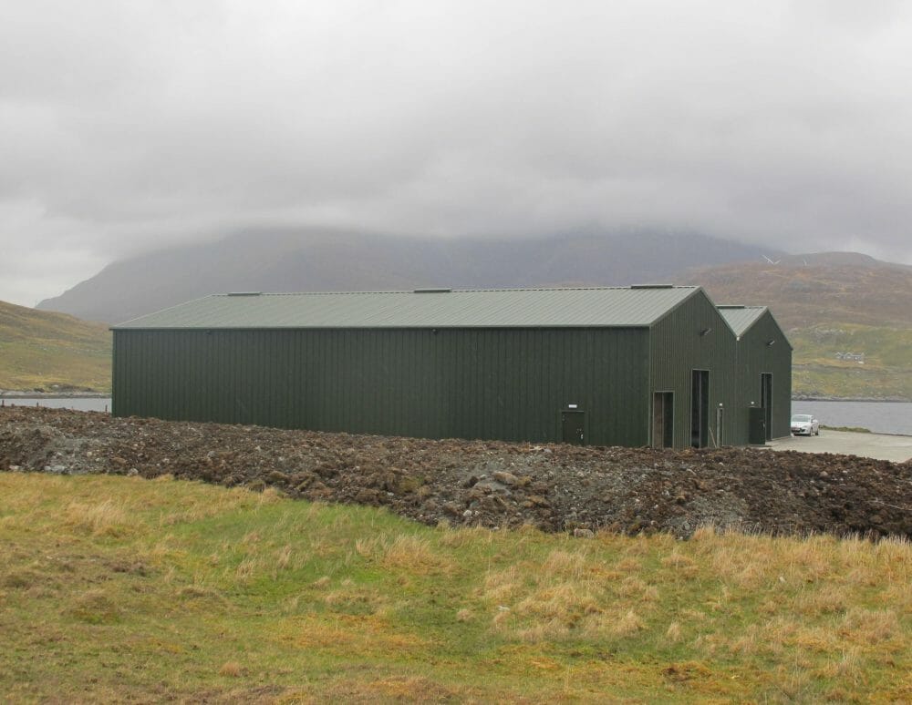 STEADMANS PROVIDES ROOF AND WALL MATERIALS FOR DISTILLERY IN REMOTE CORNER OF BRITAIN