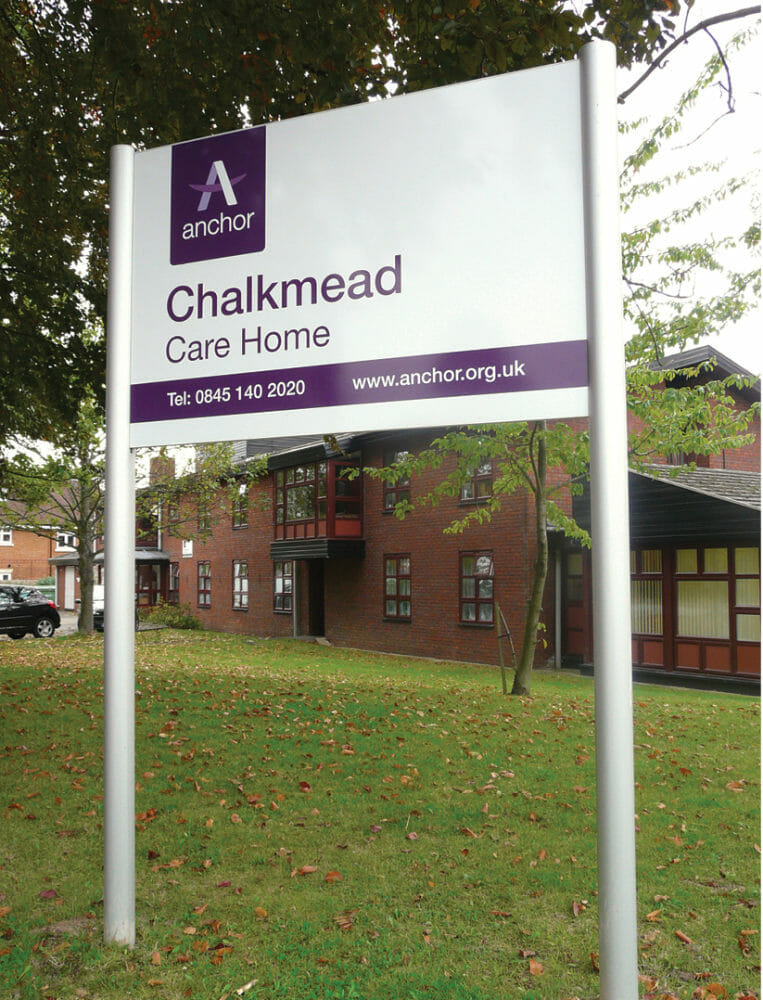 Stocksigns case study: Anchor Trust Care Homes
