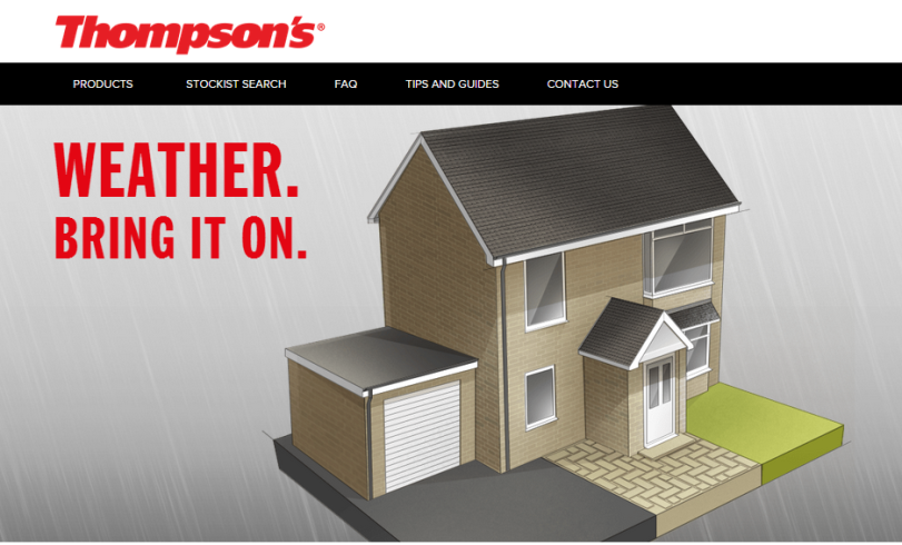 LEADING WEATHERPROOFING BRAND THOMPSON’S LAUNCHES NEW LOOK AND FEEL