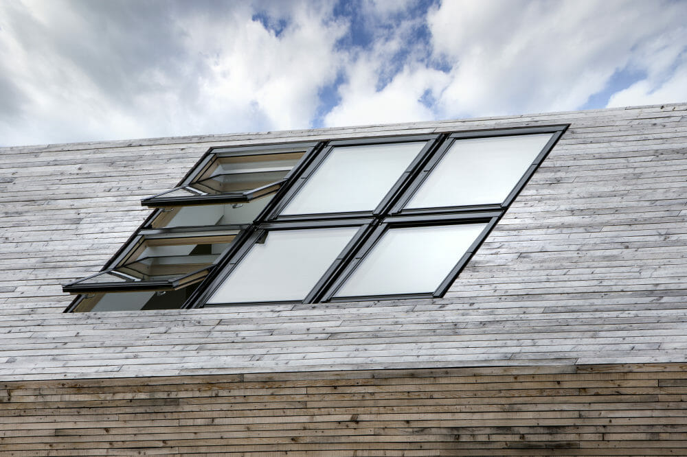 Low roofline installation from FAKRO proves the perfect window option